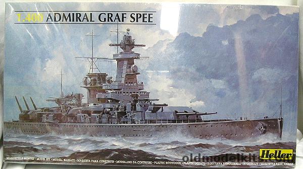 Heller 1/400 Admiral Graf Spee, 0 plastic model kit